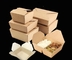 750ml - 2000ml Biyobozunur Sandviç Kutuları Çevre Dostu Tek Kullanımlık Gıda Kapları