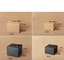 CMYK baskı ve özel yapı ile özel ambalaj Kraft Kağıt Kutusu