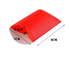 Folyo Sıcak Damgalama Kırmızı Ambalaj Kraft Kağıt Kutusu 9cm*7cm*2.5cm