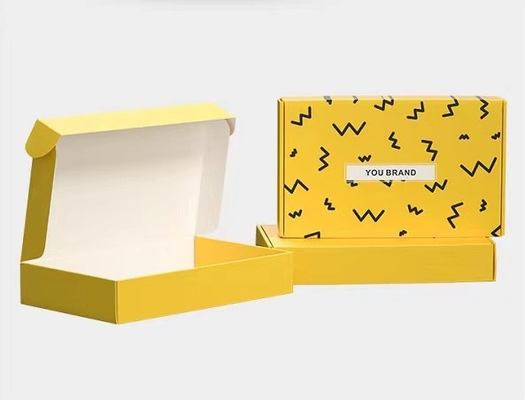 Biyobozunur Parlak Laminasyon Oluklu Kağıt Kutu Küçük Oluklu Nakliye Kutuları