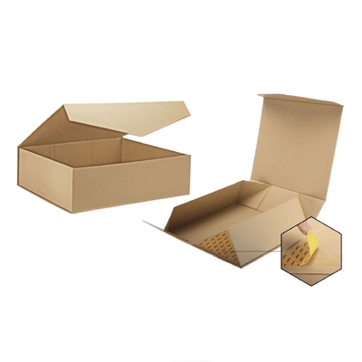 Lüks Mıknatıs Katlanır Düz Paket Hediye Kutuları 1200gsm Sanat Kağıt Kutusu