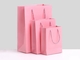 Çanta alışveriş kağıt torba için özel Logo mini hediye çanta ambalaj