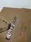 200pcs 500pcs Altın Damgalama Giyim Kağıt Torbalar Şerit Kolları Kraft Alışveriş Çantaları