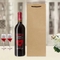 ISO SGS Toksik Olmayan Şarap Şişesi Kağıt Torbalar CMYK Kırmızı şarap kağıt torba şarap şişesi ipli kumaş çanta ambalajı