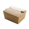CMYK Pantone Kraft Makarna Salata Kutusu OEM ODM Tek Kullanımlık Kağıt Öğle Yemeği Kutusu