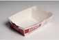 Kızarmış Tavuk Gıda Konteyner Kağıt Kutusu 10.6*9.7*6.5cm Kağıt Take Away Konteynerler